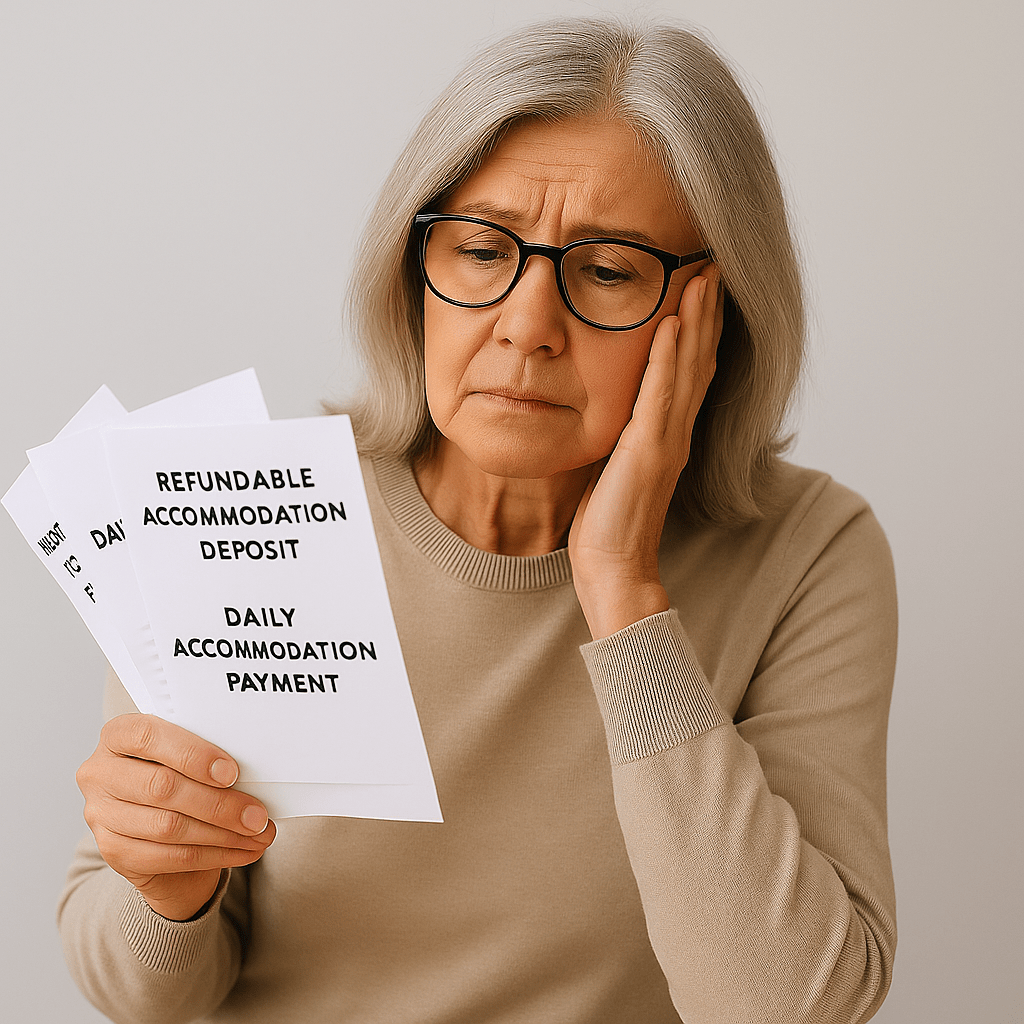 Aged care accommodation calculator – estimate RAD and DAP